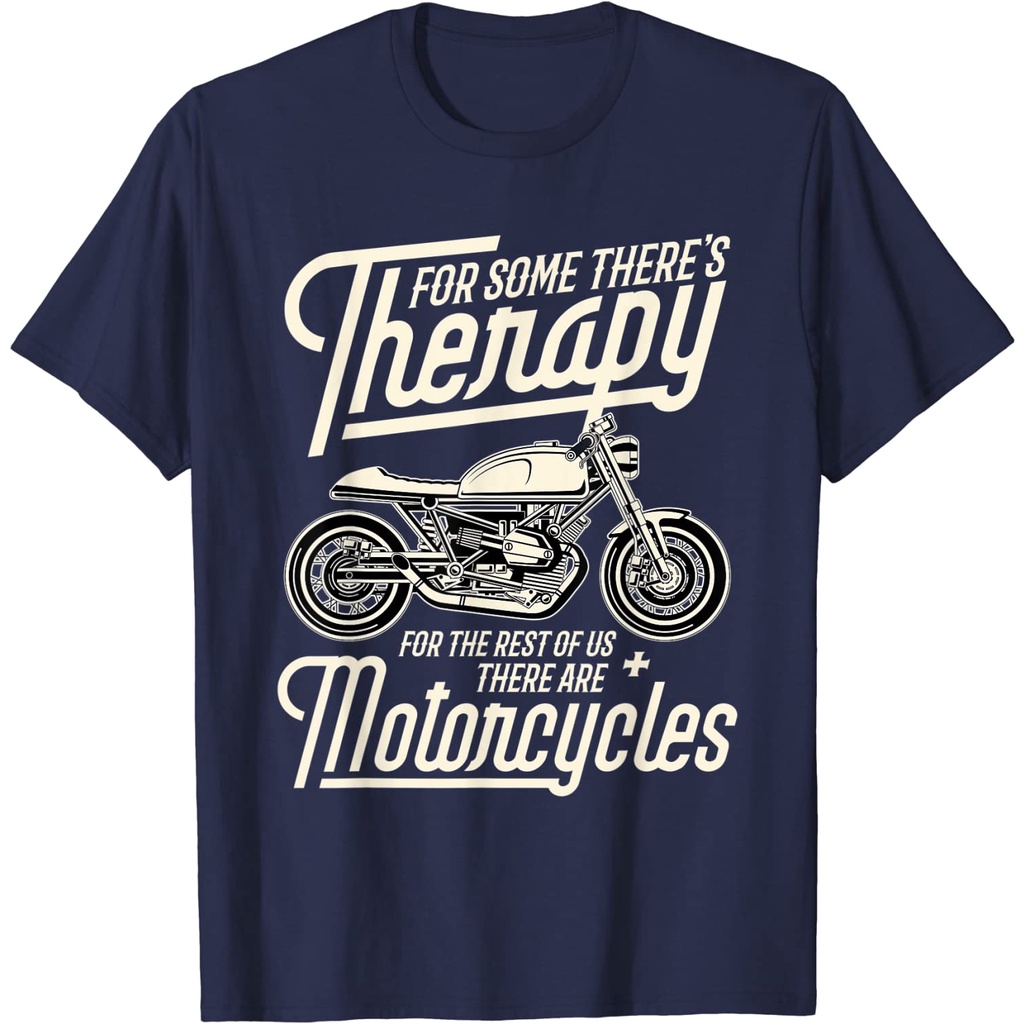 funny-motorcycle-rider-therapy-เสื้อยืดของขวัญนักขี่จักรยานวินเทจ