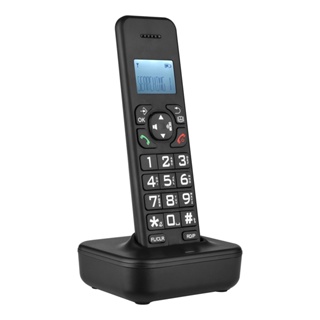เครื่องตอบรับโทรศัพท์ไร้สาย Caller Id/call รอแบตเตอรี่แบบชาร์จไฟได้รองรับ16ภาษาสำหรับ Office Home Conference