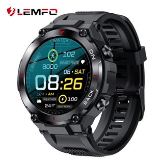 Lemfo LEM-K37 นาฬิกาข้อมือสมาร์ทวอทช์ GPS กันน้ํา IP68 480Mah สําหรับผู้ชาย