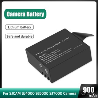 3.7โวลต์900มิลลิแอมป์ชั่วโมงแบตเตอรี่ลิเธียมแบบชาร์จไฟได้สำหรับ SJCAM SJ4000 SJ5000 SJ6000 M10 EKEN H8 H9ยอดกีฬาการกระทำ