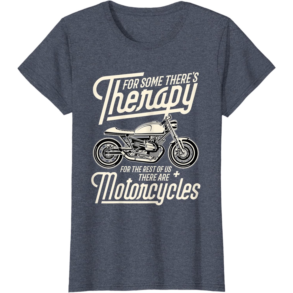 funny-motorcycle-rider-therapy-เสื้อยืดของขวัญนักขี่จักรยานวินเทจ