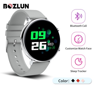 Bozlun นาฬิกาข้อมือสมาร์ทวอทช์ เชื่อมต่อบลูทูธ วัดอัตราการเต้นหัวใจ ความดันโลหิต กันน้ํา สําหรับ Android iOS iPhone