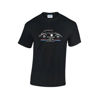 เสื้อยืดคอกลม เสื้อยืดครอป {พร้อมส่ง เสื้อยืดผ้าฝ้าย 100% พิมพ์ลาย Vw Beetle Lovebug Car พลัสไซซ์ พลัสไซซ์ ของขวัญคริส