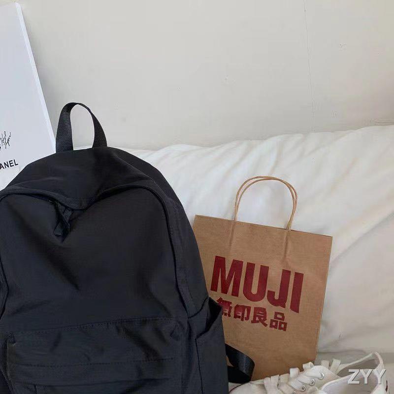 กระเป๋าเป้นักเรียนหญิง-muji-ซีรีส์ความจุขนาดใหญ่ในกระเป๋าเป้สะพายหลังสไตล์