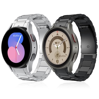 No สายนาฬิกาข้อมือไทเทเนียมอัลลอย สําหรับ Samsung Galaxy Watch 5 Pro 45 มม. 5/4 44 มม. 40 มม. 4 คลาสสิก 46 มม. 42 มม.