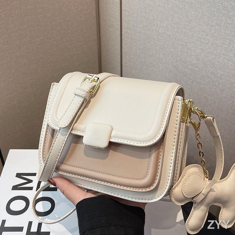 high-end-all-matchกระเป๋าสะพายไหล่ผู้หญิง-2023-ใหม่ออกแบบเฉพาะกระเป๋าmessengerแฟชั่นกระเป๋าสี่เหลี่ยมขนาดเล็กสไตล์ระเบิด