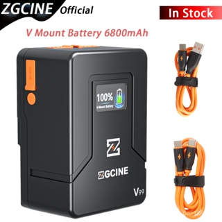 ZGCINE ZG-V99 V Mount Battery V-Lock Lithium Battery For Type-C USB Micro Pocket Batteries For Cameras Smartphones Lapto