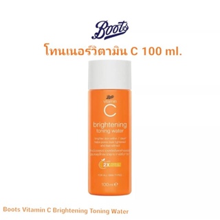 พร้อมส่ง👍💯Boots Vitamin C Brightening Toning Water 100 ml.