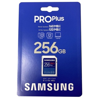 Samsung 256GB PRO Plus UHS-I SDXC Memory Card 2021 (Read: 160MB/s), MB-SD256K