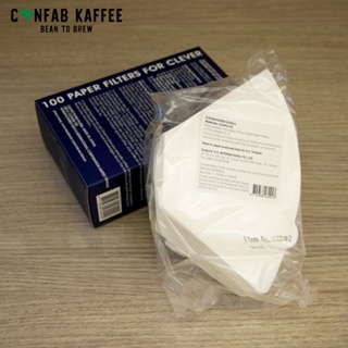 Filter Size S กระดาษดริป (100 แผ่น) ทรง V (Drip Coffee Paper)