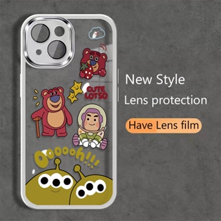 ฟิล์มโลหะ ป้องกันเลนส์ สําหรับ iphone 14promax 11 13 12 7Plus X XS Max 7 8 แฟชั่น Lotso Hello Kitty เคส