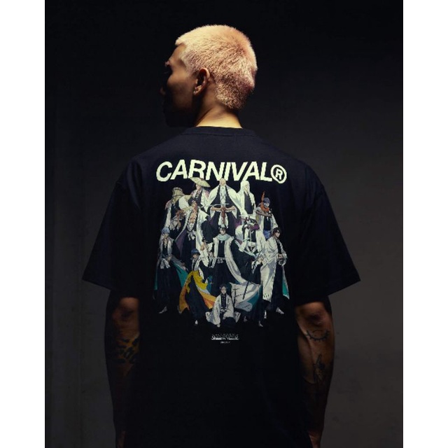 ของแท้-เสื้อยืด-carnival-x-bleach-welcome-to-soul-society-collection-t-shirt-ของใหม่-พร้อมส่ง