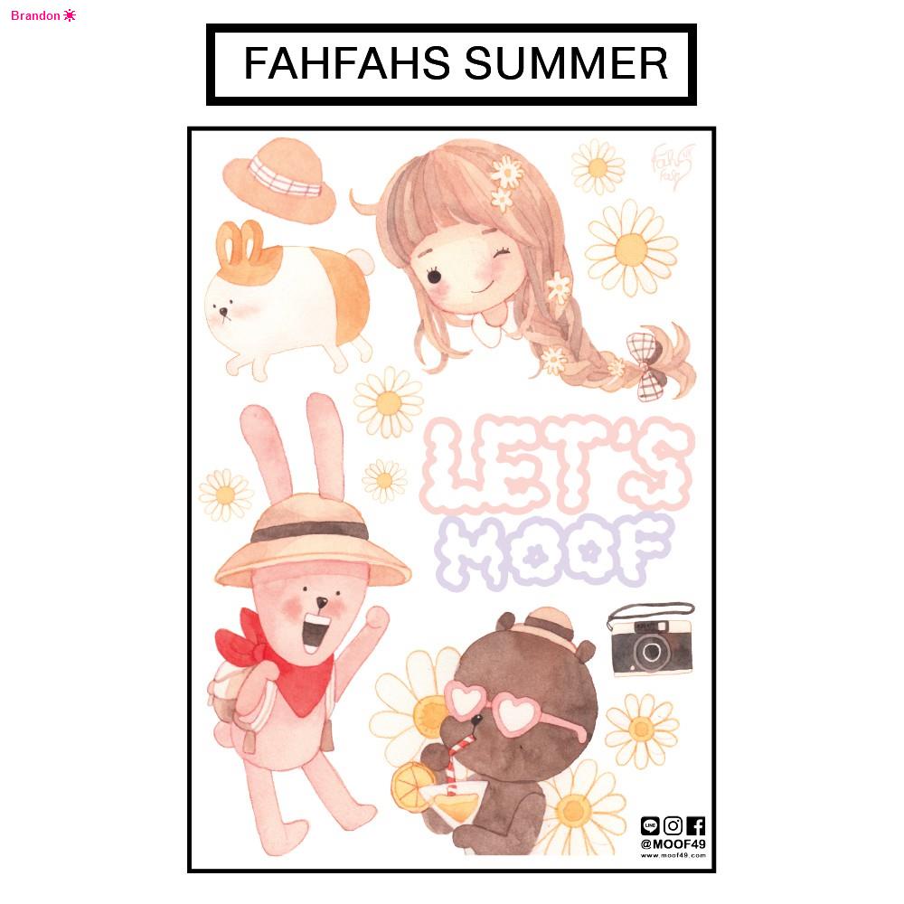 ซีโอดีMOOF49 STICKER FAH (SUMMER / WINTER) - สติกเกอร์ ขนาด A4 ...