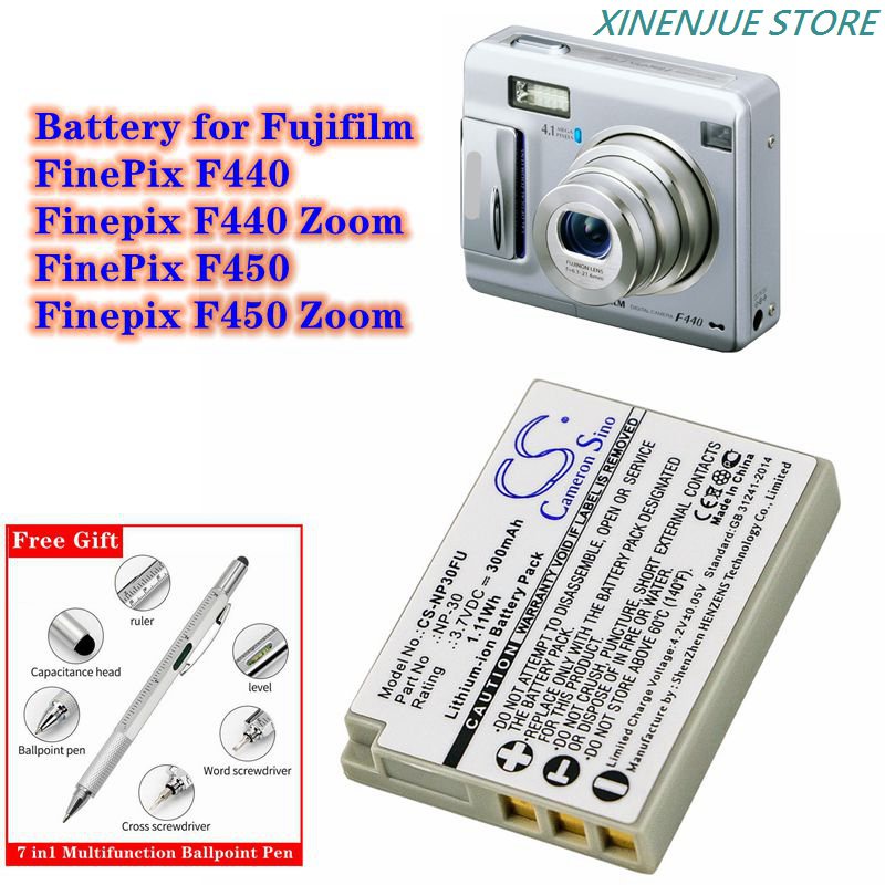 แบตเตอรี่กล้อง3-7โวลต์-300มิลลิแอมป์ชั่วโมง-np-30สำหรับ-fujifilm-finepix-f440-finepix-f440ซูม-finepix-f450-finepix-f45