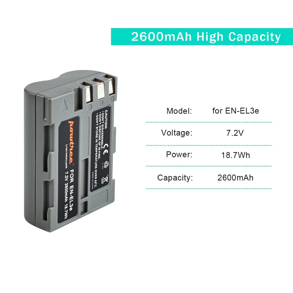 en-el3e-2200mah-en-el3e-el3a-enel3e-แบตเตอรี่กล้องดิจิตอลสำหรับ-nikon-d300s-d100-d200-d700-d70s-d80-l50