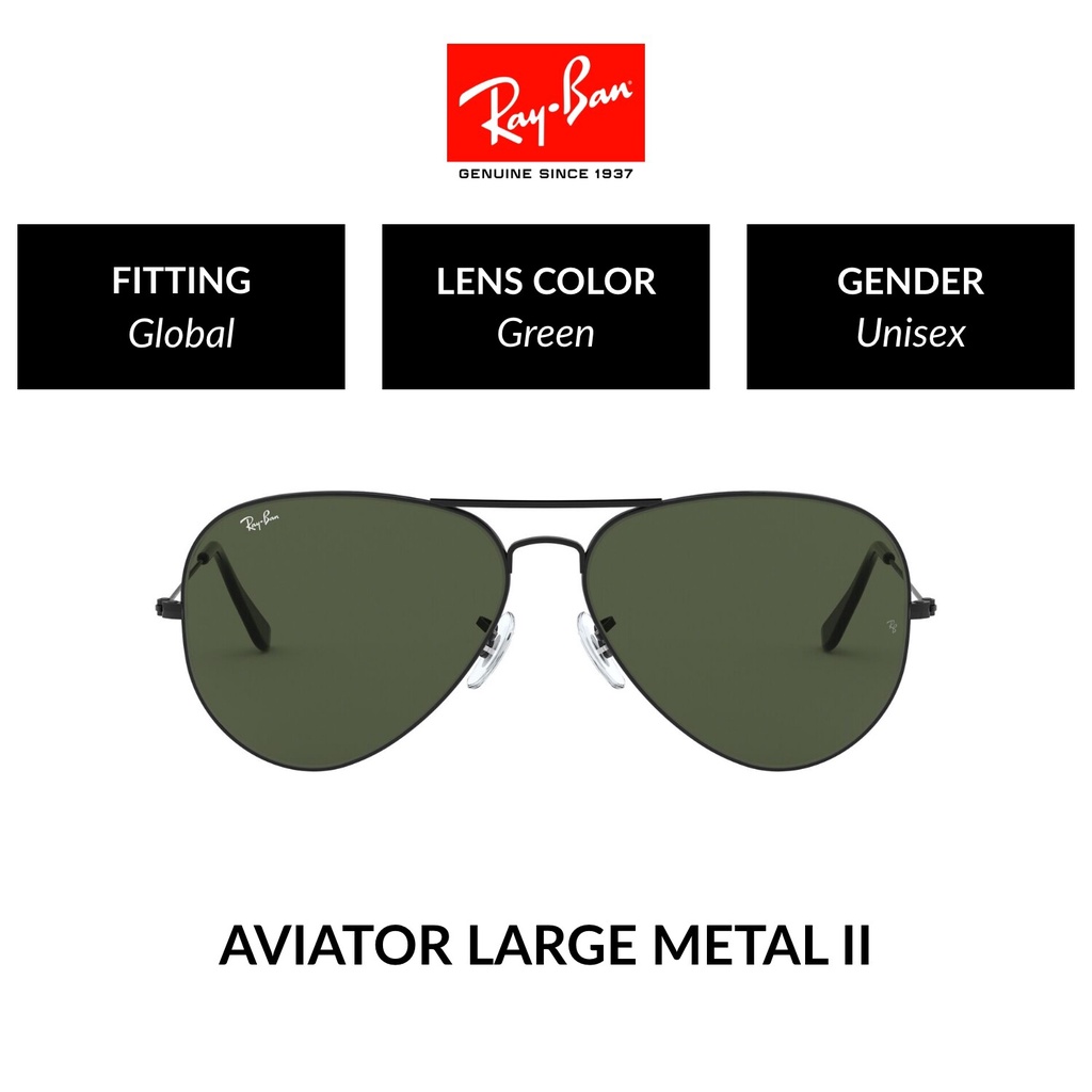 ray ban size 62