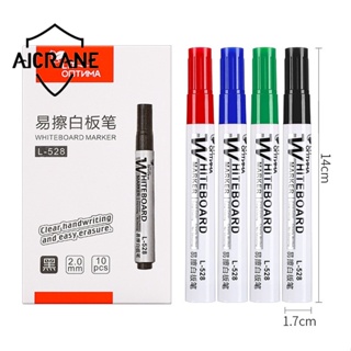 Aicrane ปากกามาร์กเกอร์ไวท์บอร์ด 2.0 มม. 4 สี สําหรับสอนไวท์บอร์ด