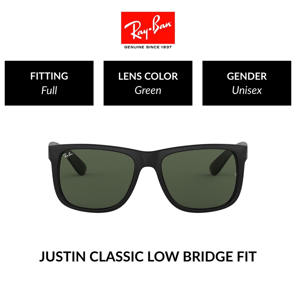 ภาพหน้าปกสินค้าRay-Ban Justin - RB4165F 601/71 size 55 -sunglasses