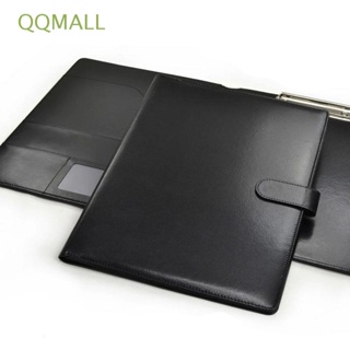 ❒►Qqmall แฟ้มใส่เอกสาร ขนาด A4 หนัง PU อเนกประสงค์