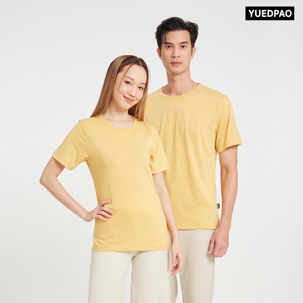 ภาพสินค้าYuedpao ยอดขาย No.1 รับประกันไม่ย้วย 2 ปี ผ้านุ่ม ยับยาก ไม่ต้องรีด เสื้อยืดเปล่า เสื้อยืดสีพื้น เสื้อยืดคอกลม สี Honey จากร้าน yuedpao บน Shopee ภาพที่ 2