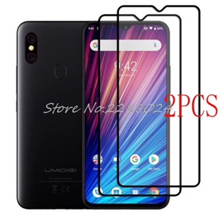 2ชิ้นสำหรับ UMIDIGI F1เล่นแก้วป้องกันหน้าจอกรณีเต็มฝาครอบกระจกป้องกัน9H 2.5D ฟิล์มแก้ว UMI UMIDIGI F1