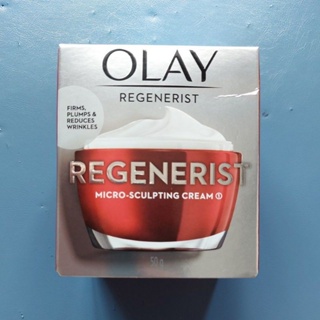 Olay regenerist micro sculpting cream 50g. ผลิตภัณฑ์บำรุงผิวหน้าลดเลือนริ้วรอย exp 02/26