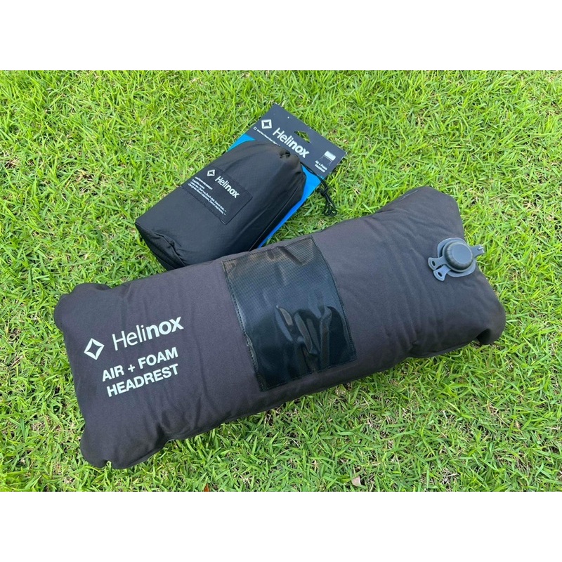 Cuscino da campeggio Helinox Air+ Foam Headrest nero [12775