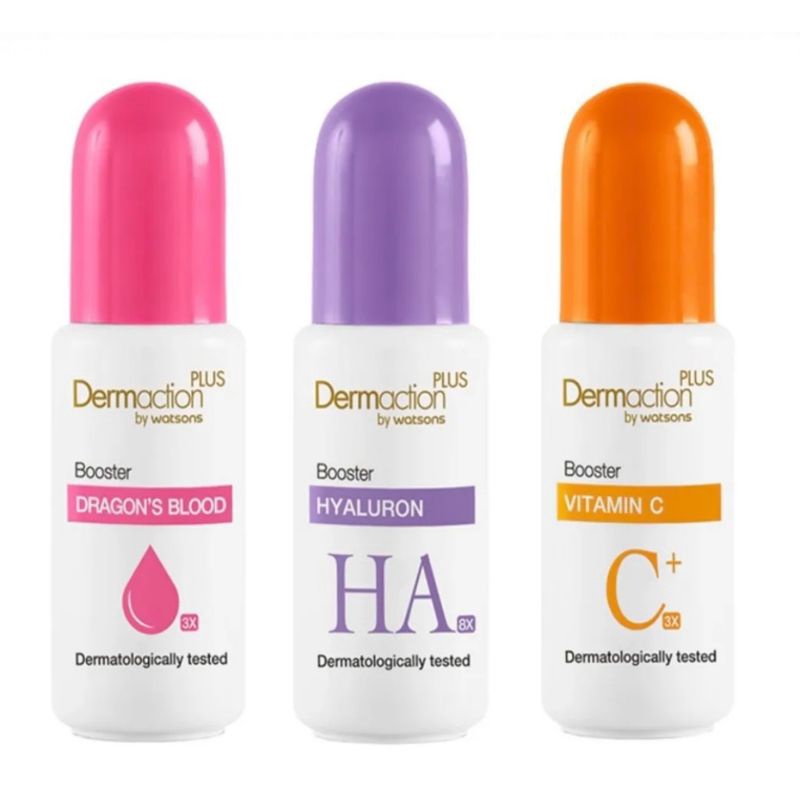 แท้พร้อมส่ง-วิตามินซีdermaction-plus-by-watsons-booster-vitamin-c-10-ml-exp-09-2025