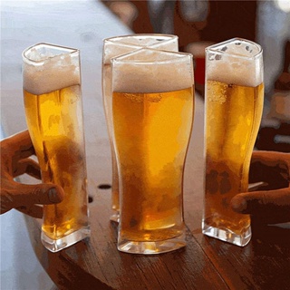 HOT_ ถ้วยแก้วเบียร์ใสหนาความจุขนาดใหญ่แยกได้ 4 อันสำหรับคลับบาร์
