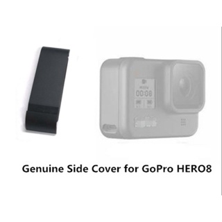 ของแท้กันน้ำแบตเตอรี่ประตูด้านข้างสำหรับ GOPRO Hero 8กล้องสีดำ Reapir Part
