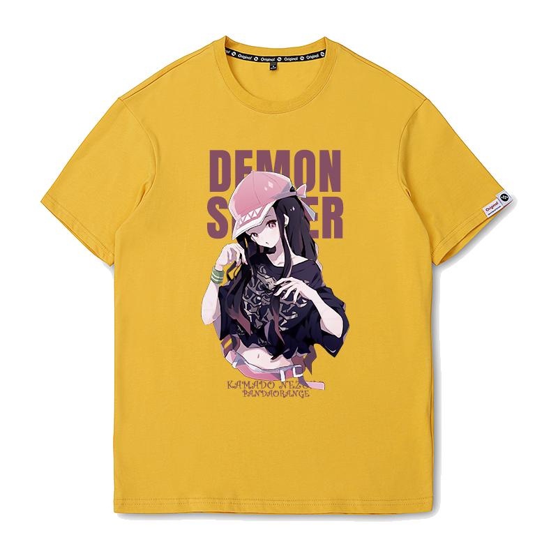 demon-slayer-เสื้อยืดการ์ตูนอะนิเมะเสื้อผ้าประตูเตา-nezuko-ญี่ปุ่นแขนคู่แขนสั้นเสื้อยืด
