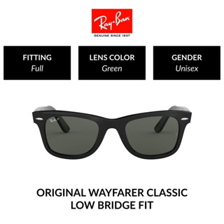 สินค้า Ray-Ban Wayfarer Polarized - RB2140F 901/58  size 54 -sunglasses