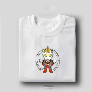 เสื้อแขนสั้น เสื้อยืดผ้าฝ้าย COD Ultraman Tshirt Minimalist Design for Men Women Round Neck Shirt XK051_05