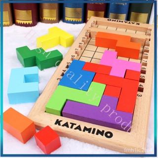 💜💗Katamino Variety Color Tetris เกม ปริศนาสำหรับเด็ก ยืนจำนวนมาก จิ๊กซอว์เตตริสปริสนาสำหรับเด็กอายุ Educational toys