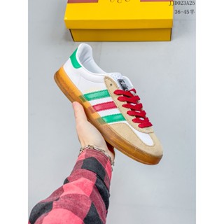 Adi das Originals Gazelle "Esquisite Gucci" Antelope Series รองเท้าผ้าใบลําลอง เหมาะกับการเล่นกีฬา สไตล์เรโทร