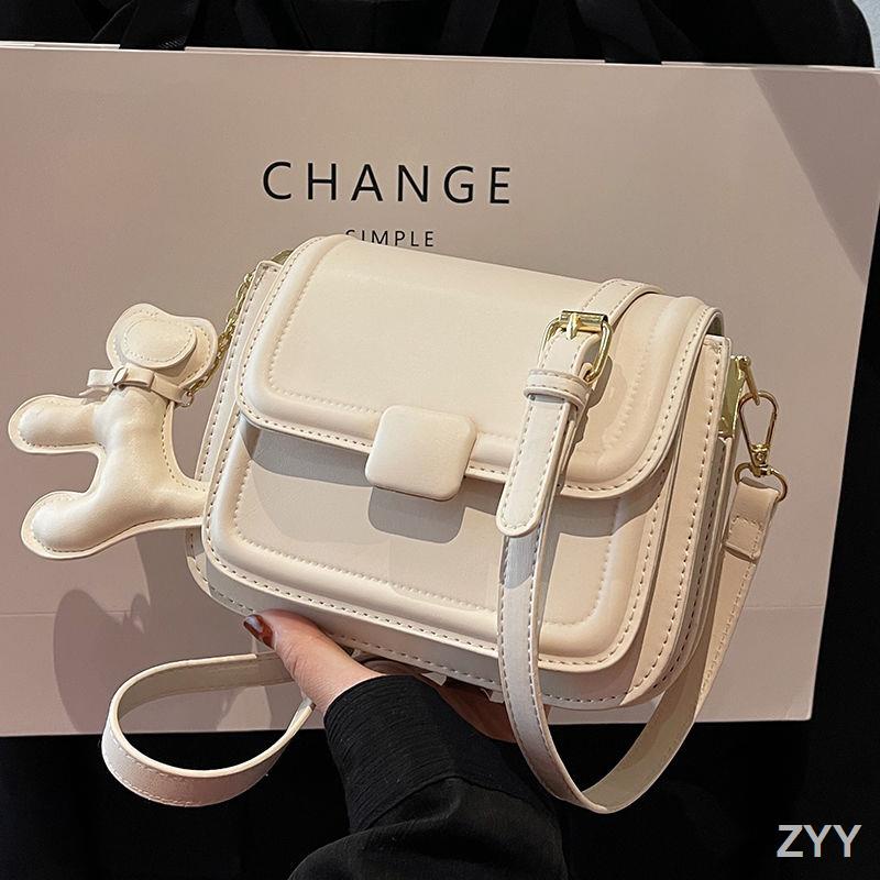 high-end-all-matchกระเป๋าสะพายไหล่ผู้หญิง-2023-ใหม่ออกแบบเฉพาะกระเป๋าmessengerแฟชั่นกระเป๋าสี่เหลี่ยมขนาดเล็กสไตล์ระเบิด
