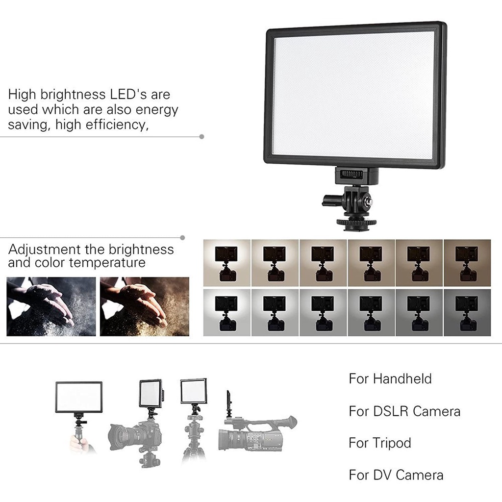 viltrox-l116t-led-video-light-ultra-thin-lcd-bi-color-amp-dimmable-dslr-studio-led-light-แผงโคมไฟสำหรับกล้อง-dv-กล้องวิดีโ