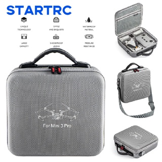 STARTRC แบบพกพาจมูกกระเป๋าสะพายกระเป๋าเดินทางกรณีการจัดเก็บร่างกายควบคุมแบตเตอรี่กระเป๋าสำหรับ DJI Mini 3 Pro ไม่มีการคว