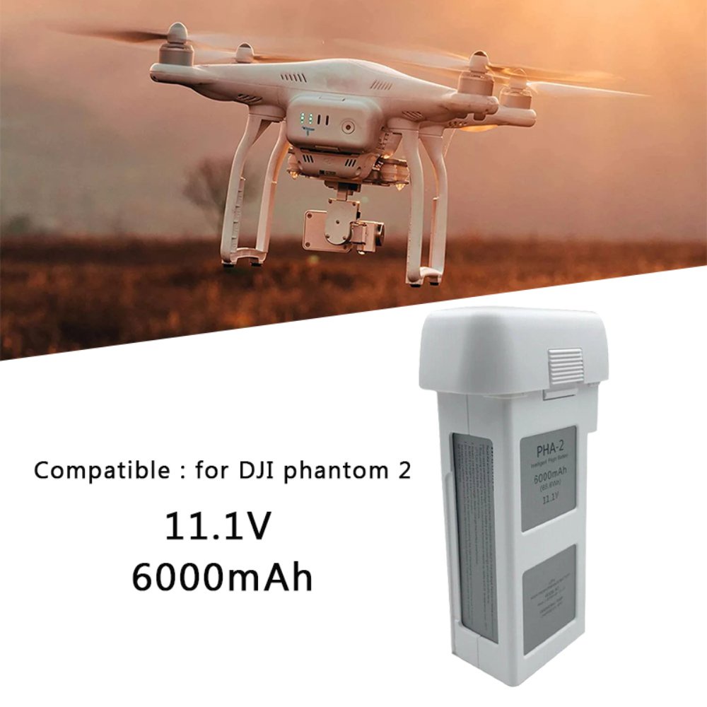 ขาย11-1โวลต์6000มิลลิแอมป์ชั่วโมงแบตเตอรี่สำหรับ-dji-phantom-2-li-polymer-แบตเตอรี่ความจุสูงแบตเตอรี่อะไหล่เครื่องบินแบต