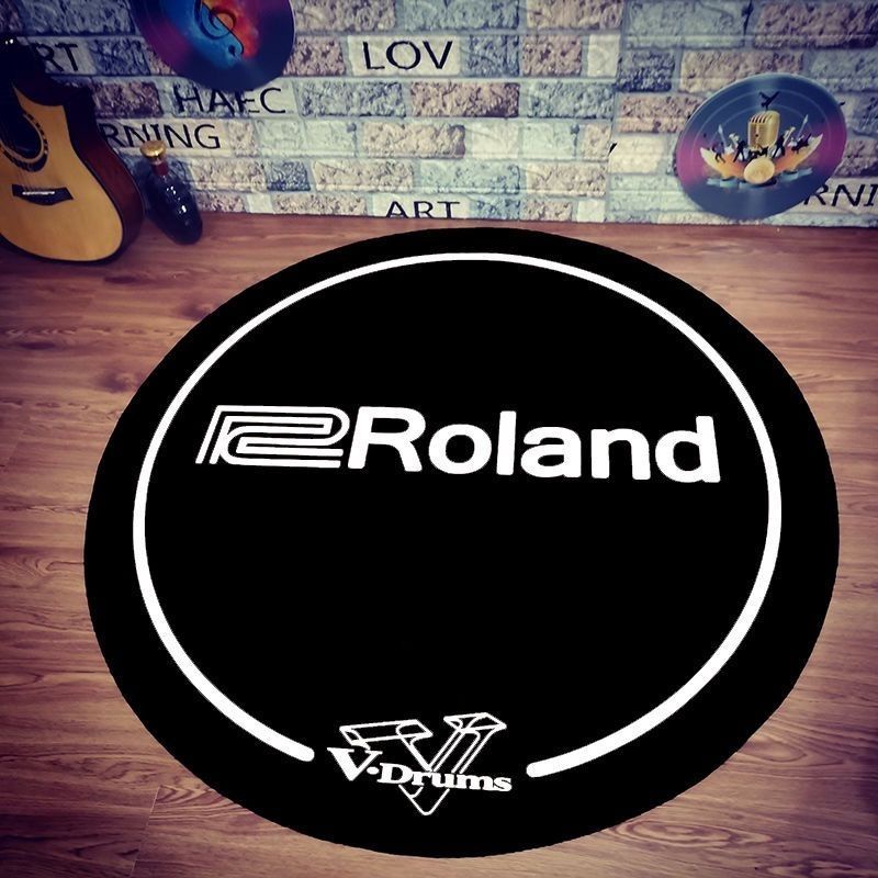 คุณภาพดี-roland-roland-พรมกลองไฟฟ้า-แจ๊ส-กลอง-เก้าอี้เล่นเกม-ฉนวนกันเสียง-ร็อค-ลดเสียงรบกวน-กลองเสื่อ-แร็คกลอง-กันลื่น-พื้นเสื่อ