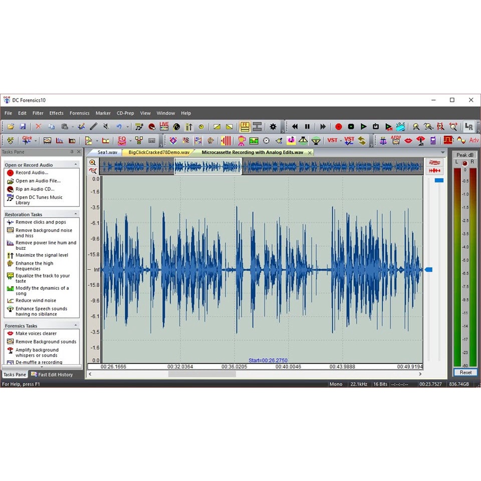 โปรแกรม-diamond-cut-forensics-audio-laboratory-10-52-full-โปรแกรมแก้ไขและตัดต่อเสียง