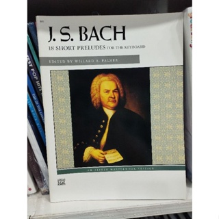 J.S.BACH 18 SHORT PRELUDES FOR THE KEYBOARD (ALFRED)038081019796