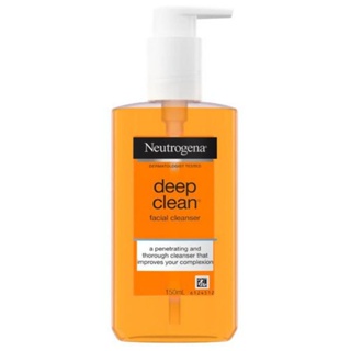 neutrogena deep clean facial cleanser 150ml.