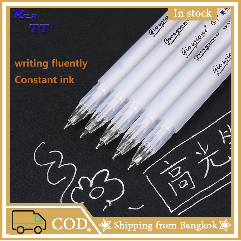 rextt-giorgione-highlight-pen-watercolor-painting-creative-design-pen-color-marker-pen-diy-paint-pen-thin-head-white-pen