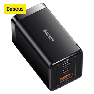 Baseus 65W 2Type-C+Usb Gan3 Pro ที่ชาร์จแบบด่วน Pd3.0 Qc4+ Qc3.0 Afc ที่ชาร์จสําหรับ Iphone 12 13 Pro แท็บเล็ต