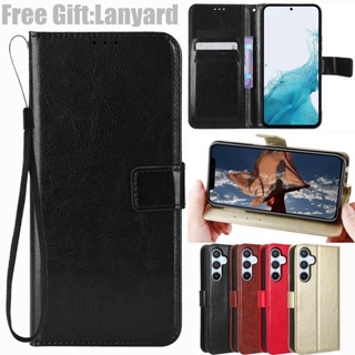 for Samsung Galaxy A14 A24 A34 A54 A74 Case PU Leather Flip Wallet Magnetic Phone Cover