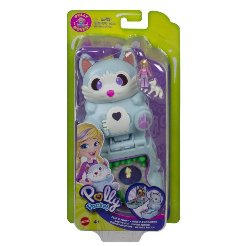 polly-pocket-mini-flip-and-reveal-arcic-fox-playset-gtm56-polly-ชุดของเล่นสุนัขจิ้งจอก-ขนาดเล็ก-gtm56