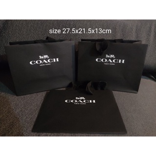 พร้อมส่งถุงกระดาษ กล่อง coach แท้