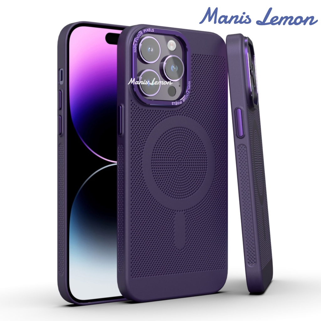 Manis Lemon เครื่องปรับอากาศ Magnetic Case for iPhone 15 14 13 12 Pro ...