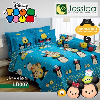JESSICA ชุดผ้าปูที่นอน ซูมซูม มิกกี้ Tsum Tsum Mickey LD007 #เจสสิกา ชุดเครื่องนอน ผ้าปู ผ้าปูเตียง ผ้านวม ผ้าห่ม